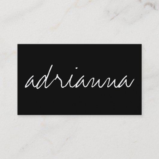 311 Name-Geschäfts-Karte Visitenkarte (Vorderseite)