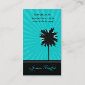 311-OASIS PALME-TÜRKIS VISITENKARTE (Rückseite)