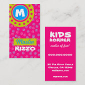 311-OODLES Des SPASS-MONOGRAMMS Visitenkarte (Vorne/Hinten)