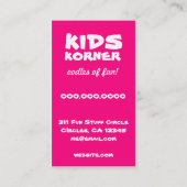 311-OODLES Des SPASS-MONOGRAMMS Visitenkarte (Rückseite)