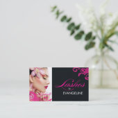 311 Peitschen durch Pink Visitenkarte (Stehend Vorderseite)