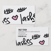 311 Peitschen-Service-kundengerechtes Weiß Visitenkarte (Vorne/Hinten)