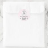 311 Pink Diamond Luxe Damask Sticker (Tasche)