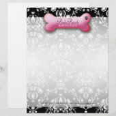 311-Posh Neigungs-Barke des Hündchen-| Briefkopf (Vorne/Hinten)