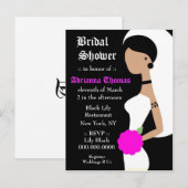 311 "PUNK" BRIDE SHOWER EINLADUNG (Vorne/Hinten)