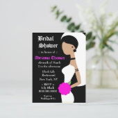 311 "PUNK" BRIDE SHOWER EINLADUNG (Stehend Vorderseite)