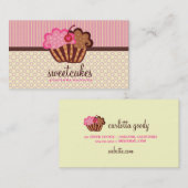 311 punktiert der süße Kuchen-kleine Kuchen Visitenkarte (Vorne/Hinten)