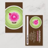 311 REGENBOGEN-KUCHEN-MONOGRAMM-VISITENKARTE VISITENKARTE (Vorne/Hinten)