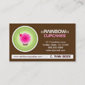 311 REGENBOGEN-KUCHEN-VISITENKARTE VISITENKARTE (Rückseite)