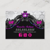 311 Rokoko-Märchenland bunt Visitenkarte (Rückseite)