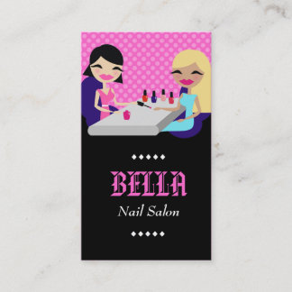 311 ROSA NAGEL-SALON/ZEBRAFASHIONISTA 04 VISITENKARTE