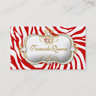 311 Rot Hott Königin Visitenkarte
