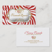 311 Rot Hott Königin Visitenkarte (Vorne/Hinten)