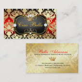 311 samtschwarzer Ciao Bella KirschSass Visitenkarte (Vorne/Hinten)