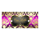311 samtschwarzer Ciao Bella rosa Sass Werbekarte (Vorne)