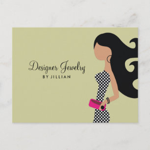 311-Schmuck / Handtaschen Party Postkarte