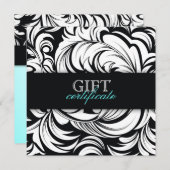 311 Schwarzes Geschenkgutschein für lavenisches To (Vorne/Hinten)