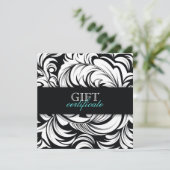 311 Schwarzes Geschenkgutschein für lavenisches To (Stehend Vorderseite)