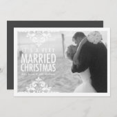 311 Sehr Verheiratete Weihnachtsfotokarte Feiertagskarte (Vorne/Hinten)