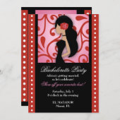 311 Senorita Bachelorette Einladung (Vorne/Hinten)