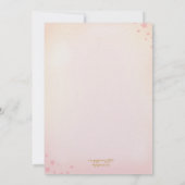 311 Sie einen kleinen Spargel, wohin sie geht Einladung (Rückseite)