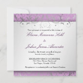 311 Silbergott| Lilac Einladung (Rückseite)