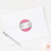 311-Silbergott | Luscious Pink Sticker (Umschlag)