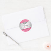 311-Silbergott | Luscious Pink Sticker (Umschlag)