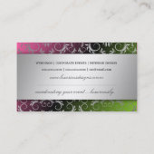 311 silberner göttlicher Lutscher Liquroice Visitenkarte (Rückseite)