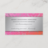 311 silbernes göttliches Dreamsicle Visitenkarte (Rückseite)