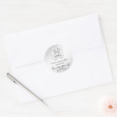 311-Silver Diamond Luxe Damask Sticker (Umschlag)