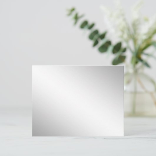 311-Silver Divine Hydrangea RSVP-Karte RSVP Karte (Stehend Vorderseite)