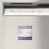 311-Silver Divine Hydrangea Save the Date Magnet (In Situ (Geschirrspüler))