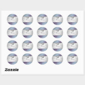 311-Silver Divine Hydrangea Sticker (Blatt)