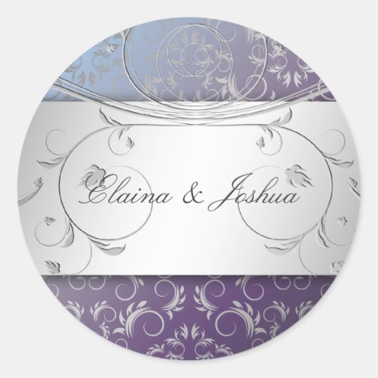 311-Silver Divine Hydrangea Sticker (Vorderseite)
