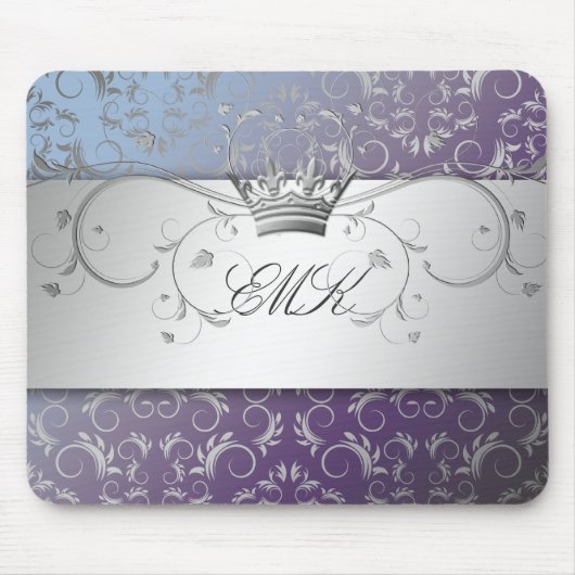 311-Silver erahnen Hydrangea mousepad (Vorne)