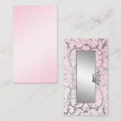 311-Silver Govine Sweet Pink Place Einstellung Platzkarte (Vorne/Hinten)