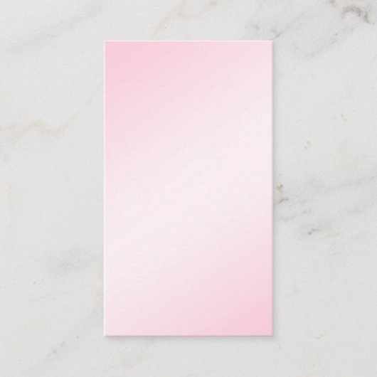 311-Silver Govine Sweet Pink Place Einstellung Platzkarte (Vorderseite)