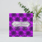 311 Snow Bliss Royal Tuft individuell anpassbar Einladung (Stehend Vorderseite)