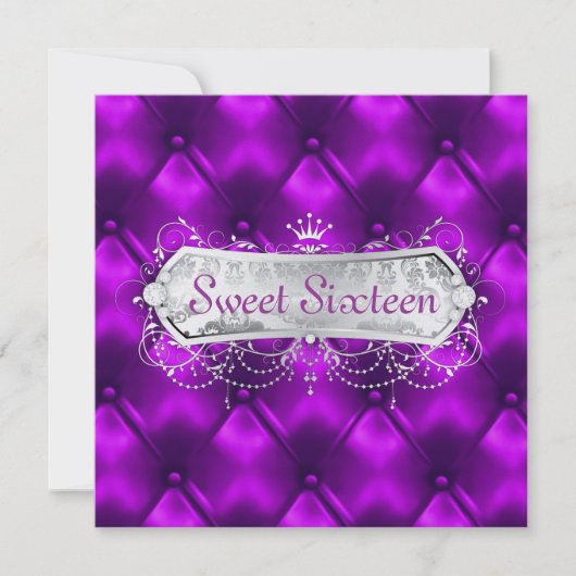 311 Snow Bliss Royal Tuft individuell anpassbar Einladung (Vorderseite)