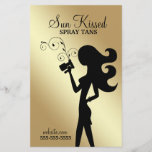 311 Sun Kissed Spray Tan Flyer<br><div class="desc">Design von Jill McAmis,  Copyright 2014.</div>