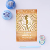 311 Sunburst Spray Tan Party Flyer (Einzeln)
