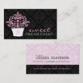 311 süßer Traum-Kuchen-erstklassiges Perlen-Papier Visitenkarte (Vorne/Hinten)