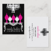 311 Süßigkeit Budoir Rokokos Visitenkarte (Vorne/Hinten)