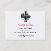 311 Süßigkeit Budoir Rokokos Visitenkarte (Rückseite)