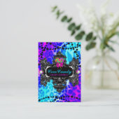 311 Süßigkeits-Märchenland-Leopard Visitenkarte (Stehend Vorderseite)