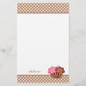 311-Süßkuchen Cupcake Brown Flyer (Hinten)