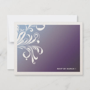 311-Swanky Wirbel Hydrangea UAWG Metallic RSVP Karte