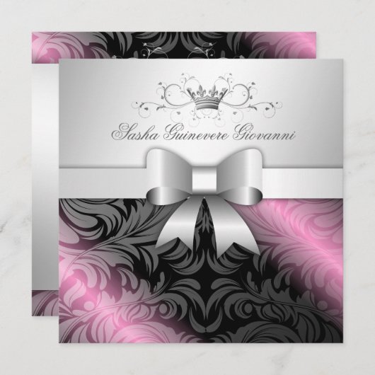 311-Sweet Bogen-Bonbon 16 der Melasse-| Einladung (Vorne/Hinten)