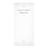 311 Sweetique Pink Stripes Menu Karte Werbekarte (Hinten)